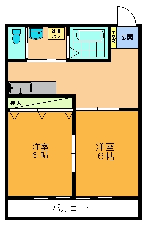 サンパティークＹＯＫＯＴＡ 間取り