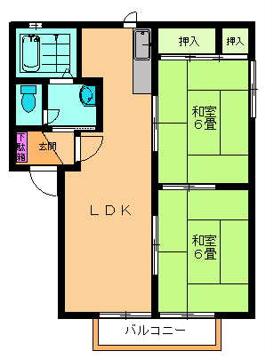 アトール安積A 間取り