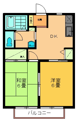 ハイツ　ルピナス 間取り