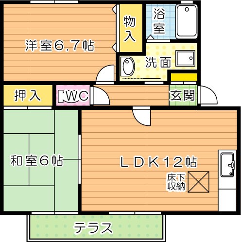 グレイス永犬丸 間取り図