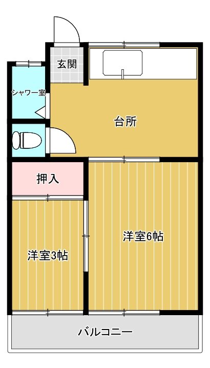 コーポタチバナ 間取り