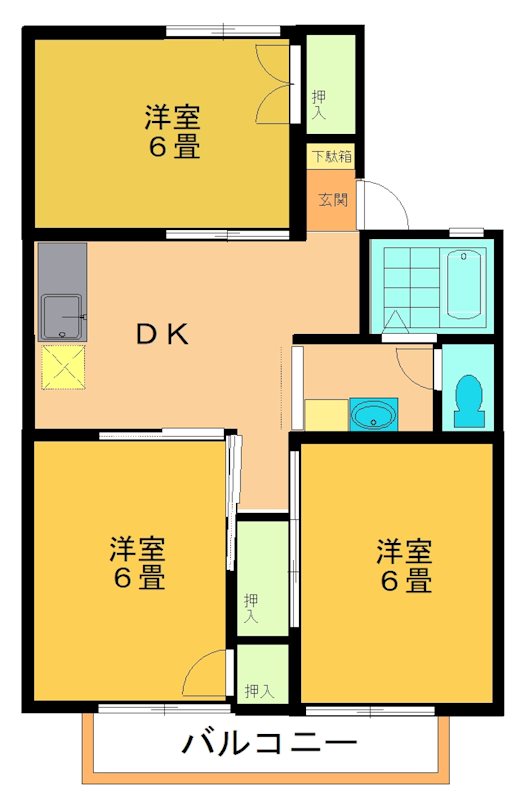 グリーンパーク田代 間取り