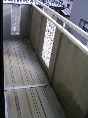 郡山コーポラス A ベランダ