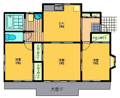 横田邸貸家 間取り