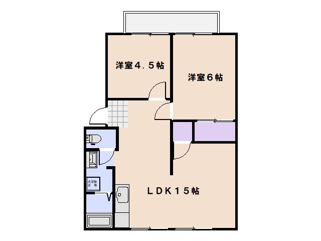 アーバンライフ　B棟 101号室 間取り