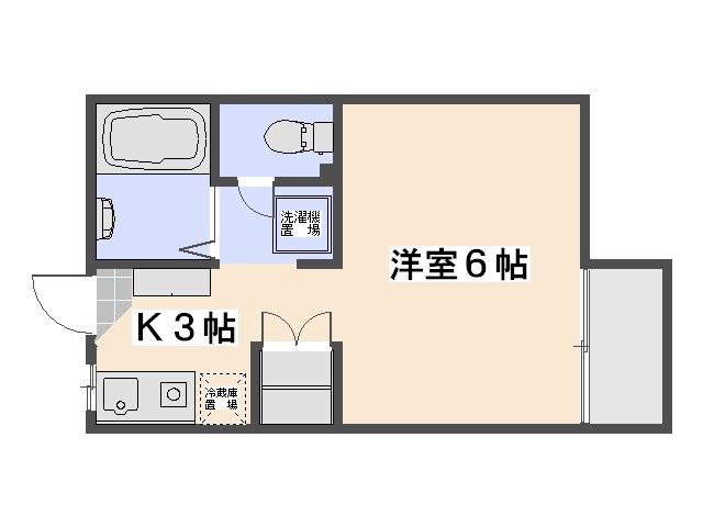 イースト殿山 間取り図