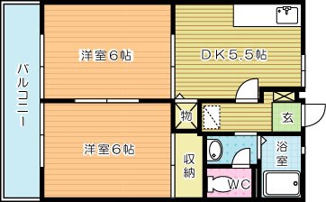 ビーライン篠崎 101号室 間取り