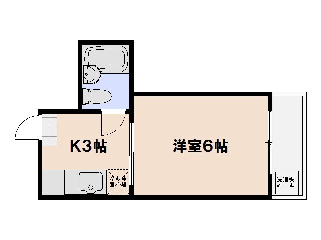 ドプコビル 203号室 間取り