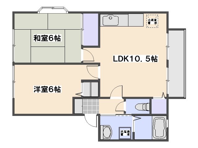 ソレジオKANDA　A棟 201号室 間取り