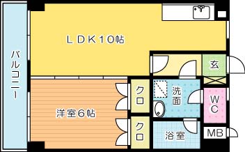 フォルム小倉南壱番館 間取り図