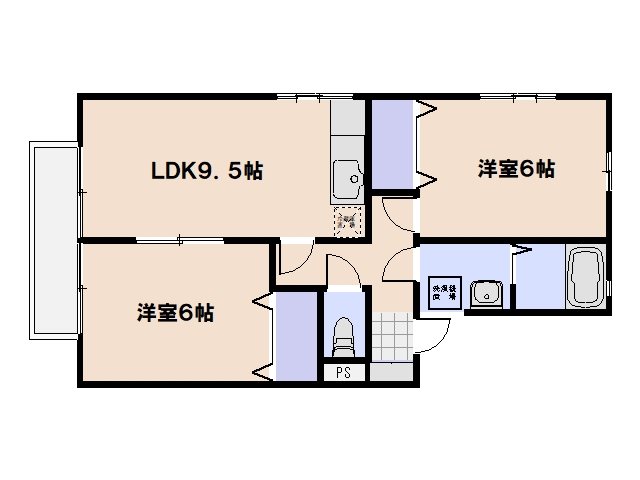 スペランツァ 102号室 間取り