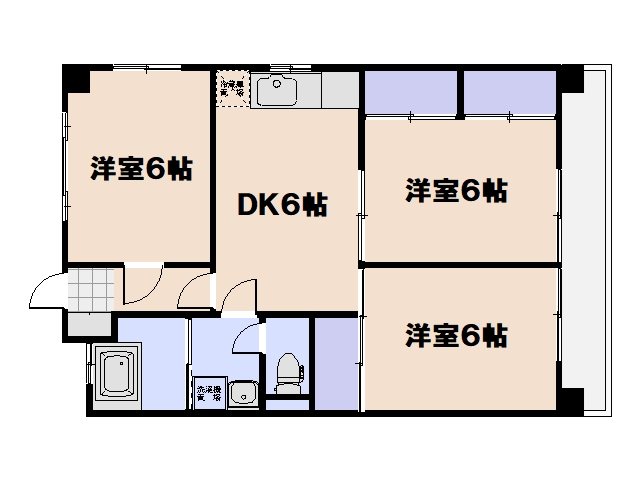 アセント昭和台 101号室 間取り