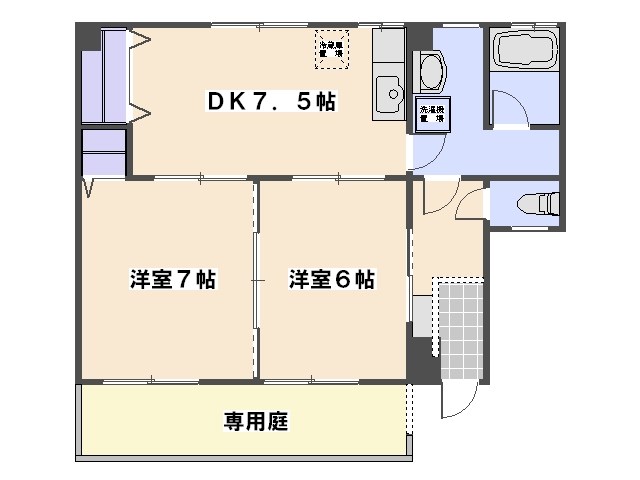 甲島ビル 101号室 間取り