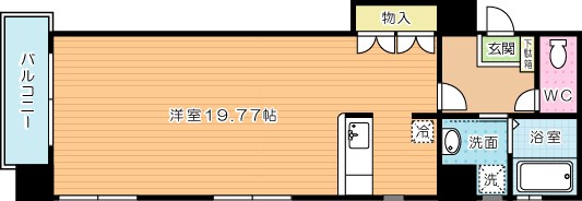 大八ビル 501号室 間取り
