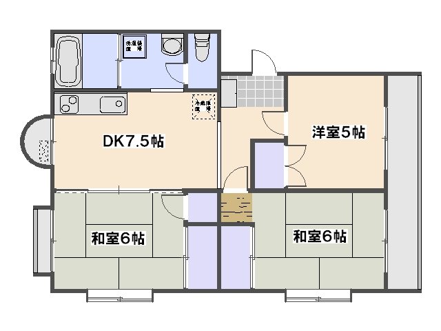 新納マンション 301号室 間取り