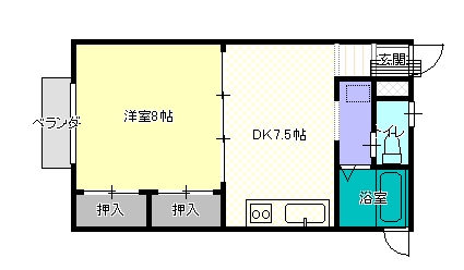 コーポノンノン 間取り