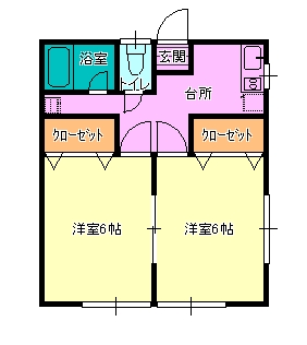 ハイツJB 間取り