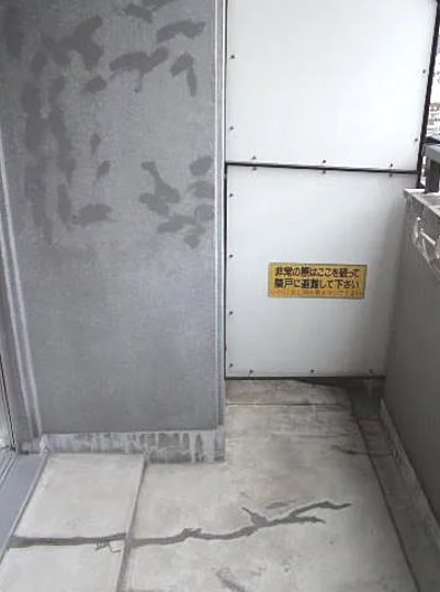 レジデンスフクザワⅡ ベランダ