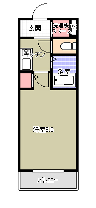 ハイツサンワ（２階） 間取り