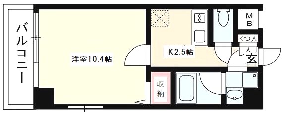 サクシードMT-１金山 間取り