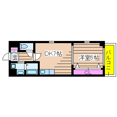 大阪府大阪市西区江戸堀１丁目 間取り