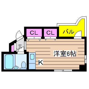 大阪府大阪市中央区博労町４丁目 間取り
