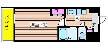大阪府大阪市西区阿波座１丁目 間取り
