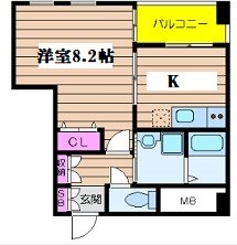 プレステージ靭公園 間取り