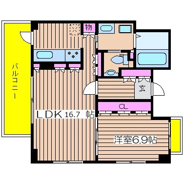 リーガル靭公園北 間取り
