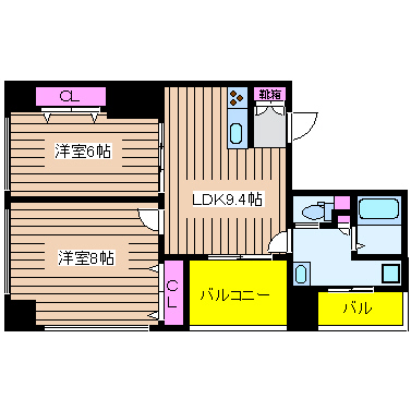 アルグラッドタワー心斎橋 間取り
