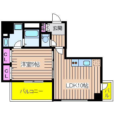 アルグラッドタワー心斎橋 間取り