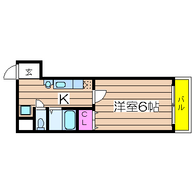 大阪府大阪市中央区南船場３丁目 間取り