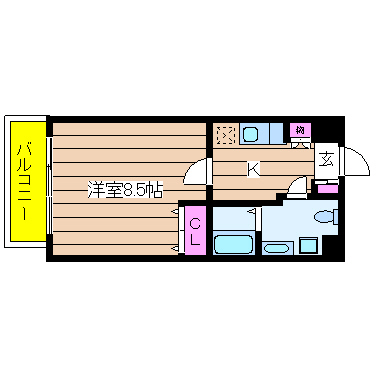 ラ・メゾンさくらⅡ 間取り