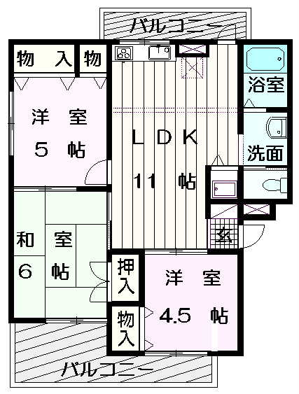 ロイヤルライフ２１ 間取り