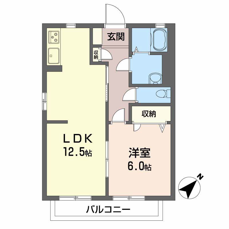 ハイム穴師の里 間取り