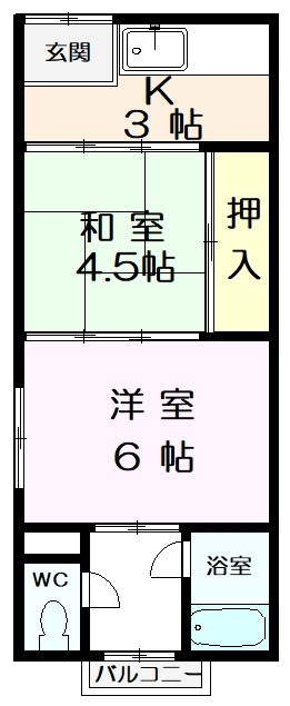 幸福荘 間取り
