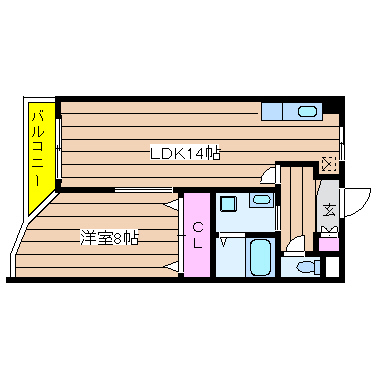 大阪府大阪市西区南堀江４丁目 間取り