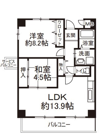 ハイシュタイン堀江 間取り