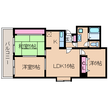 大阪府大阪市西区南堀江３丁目 間取り