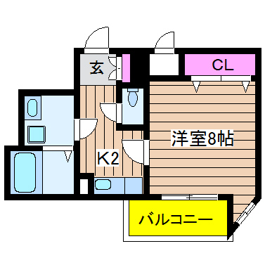 大阪府大阪市中央区鎗屋町２丁目 間取り