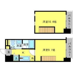 大阪府大阪市西区江戸堀１丁目 間取り