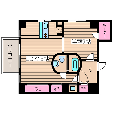大阪府大阪市西区京町堀１丁目 間取り