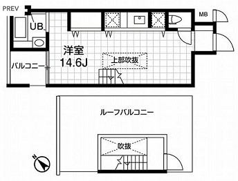 大阪府大阪市西区京町堀２丁目 間取り