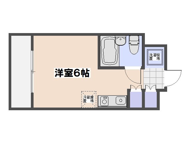 ライフプラス五日市三宅 105号室 間取り