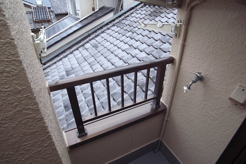 コーポならまち ベランダ