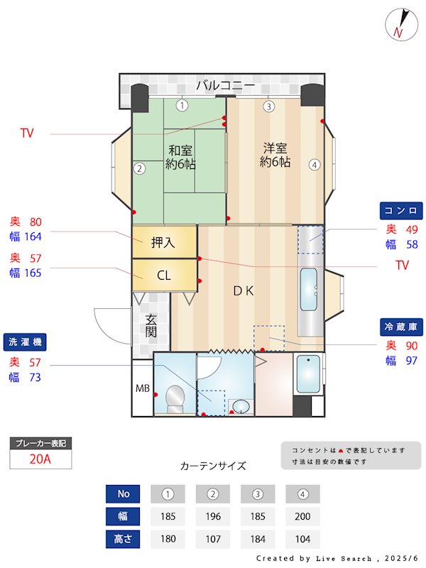 ハイツマルサ熊内 501号室 間取り