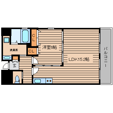 大阪府大阪市西区北堀江２丁目 間取り