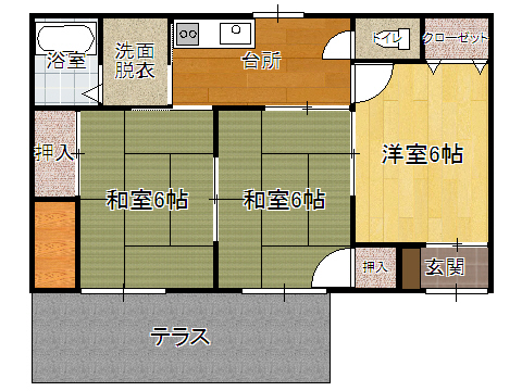宮永様貸家 間取り