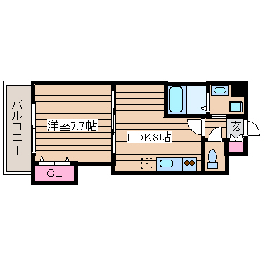 パレ阪栄橋 間取り