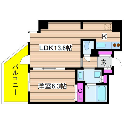 パレ阪栄橋 間取り